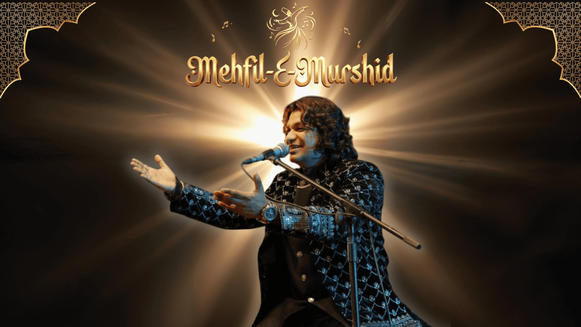 Delhi Ratan Awardee Sameer Khan Niazi performing live Sufi and Bollywood music on stage - Best Live Entertainer in India